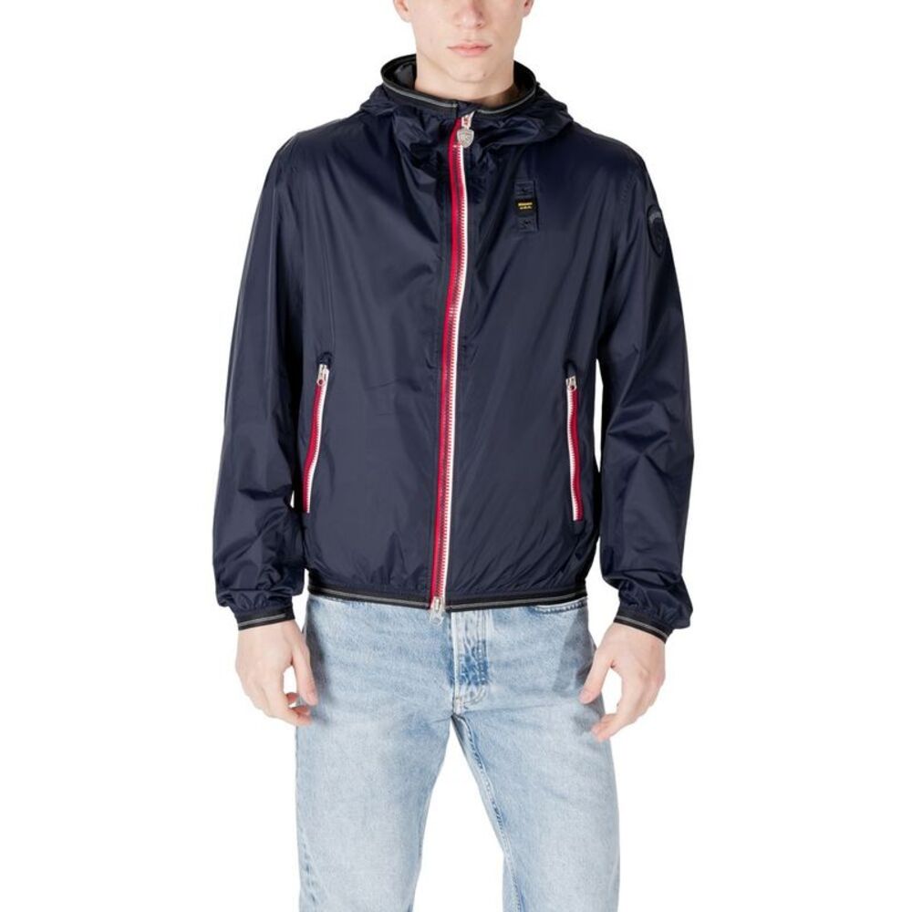 Blauer Blue Polyamide Shell Men's Jacket
